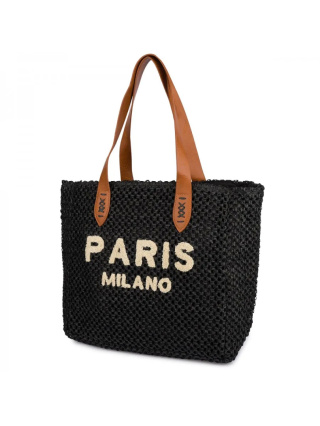 Torba boho , paris milano - 10 czarny